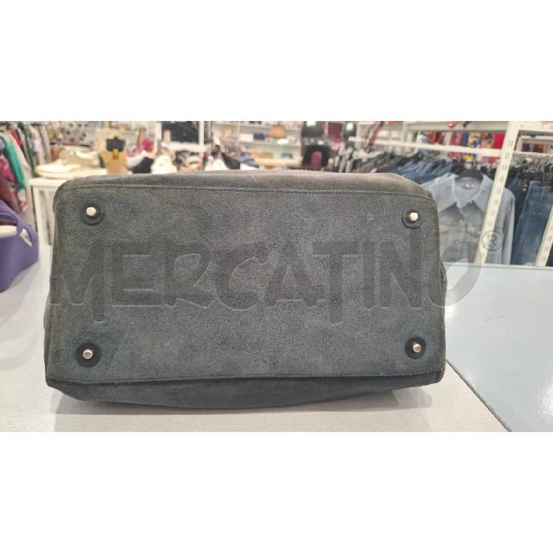 BORSA DONNA TOSCA BLU PELLE GRIGIO ANTRACITE | Mercatino dell'Usato Salerno fratte 3