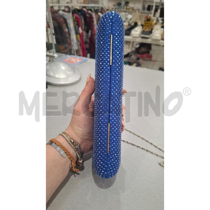 BORSETTA DONNA ELENA MIRO DA CERIMONIA RIGIDA CON BRILLANTINI 25X9 C. | Mercatino dell'Usato Salerno fratte 3