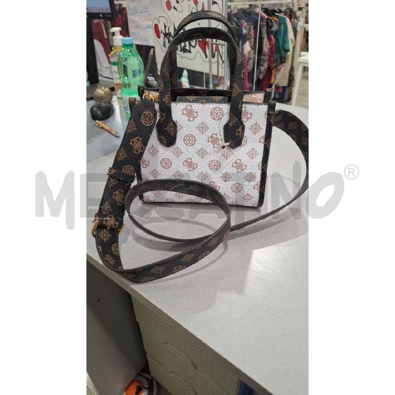 BORSETTA DONNA GUESS SILVANA MINI TOTE  | Mercatino dell'Usato Salerno fratte 3