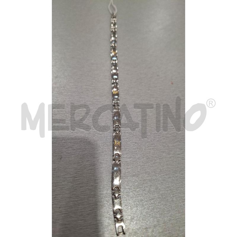 BRACCIALE MORELLATO PIASTRE ACCIAIO | Mercatino dell'Usato Salerno fratte 2