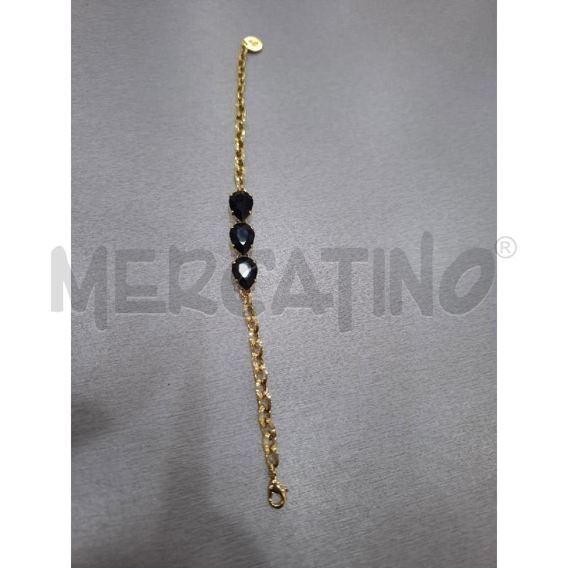 BRACCIALE PAVIE' BIJOU 3 PIETRE NERE | Mercatino dell'Usato Salerno fratte 2