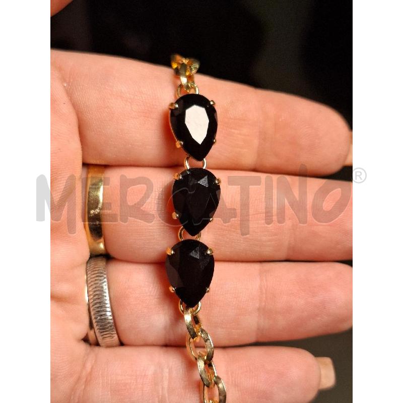 BRACCIALE PAVIE' BIJOU 3 PIETRE NERE | Mercatino dell'Usato Salerno fratte 4