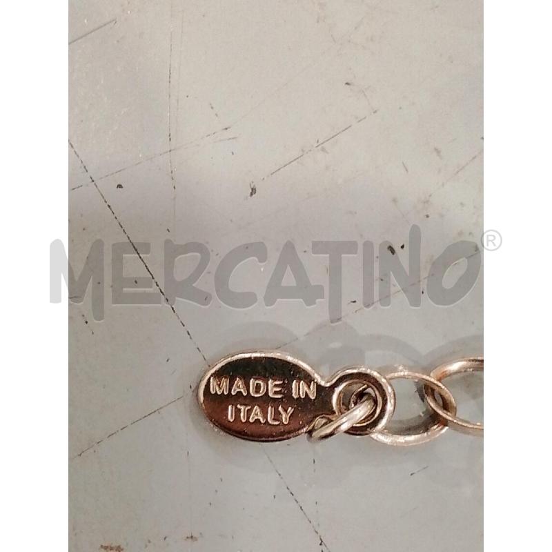 BRACCIALE VETRO MURANO GRIGIO NERO ARG | Mercatino dell'Usato Salerno fratte 5