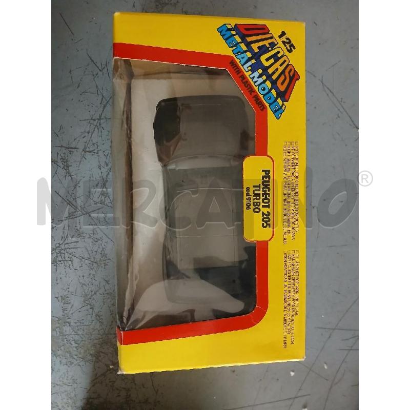 BURAGO PEUGEOUT 205 TURBO 1:25 | Mercatino dell'Usato Salerno fratte 2