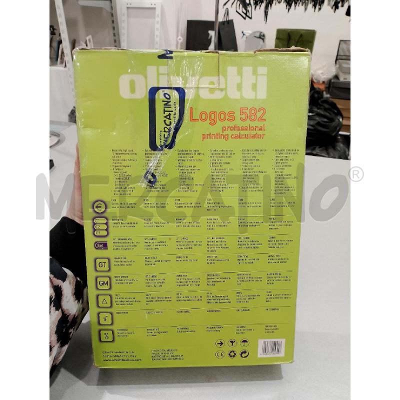 CALCOLATRICE OLIVETTI LOGOS 582 | Mercatino dell'Usato Salerno fratte 2