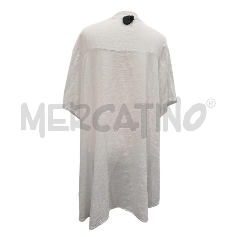 CAMICIA DONNA 100X100 COTONE BIANCA TG.U | Mercatino dell'Usato Salerno fratte 2