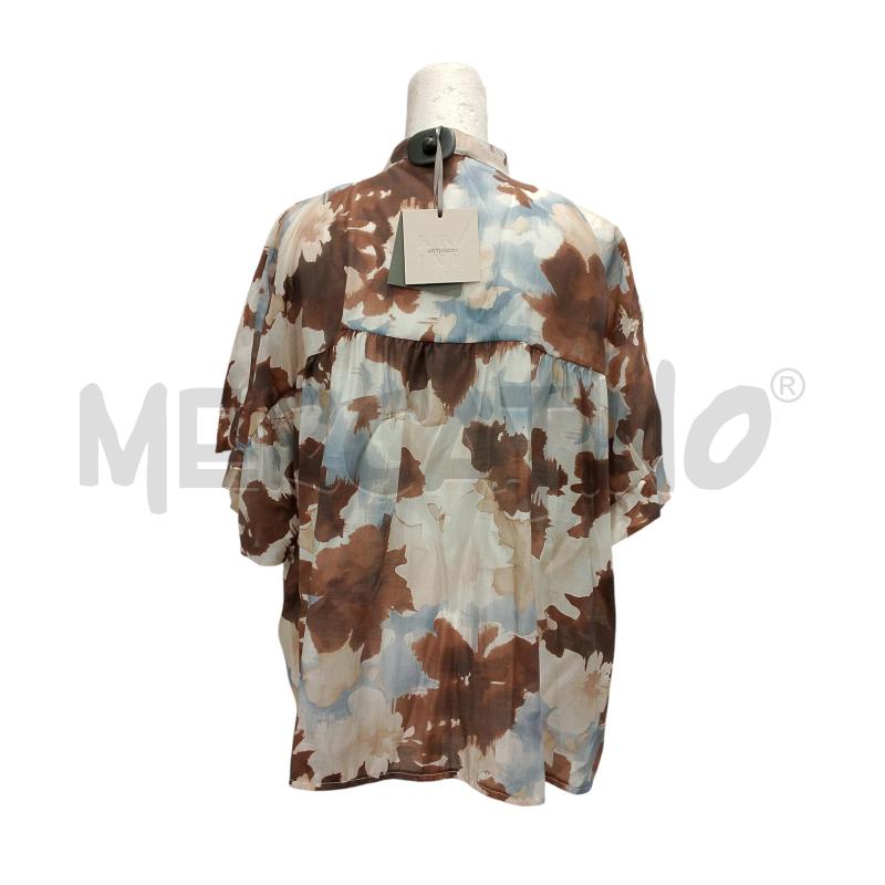 CAMICIA DONNA ANYPLACE FANT MARRONE BEIGE CEL. | Mercatino dell'Usato Salerno fratte 2