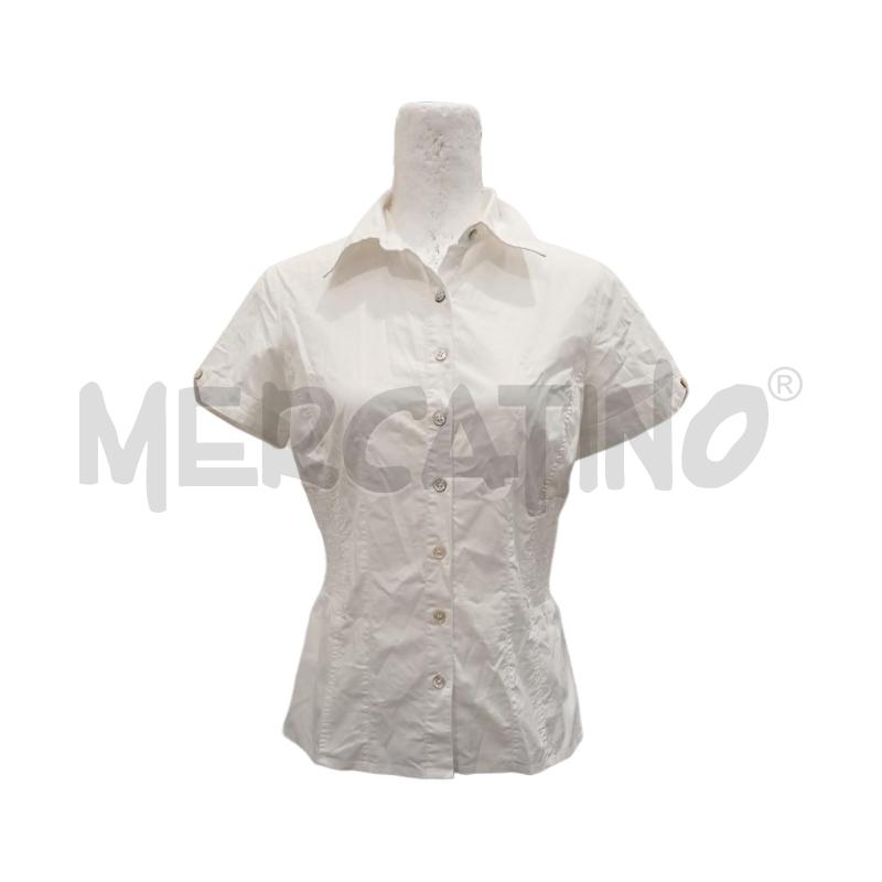CAMICIA DONNA ARMANI JEANS BIANCA COTONE | Mercatino dell'Usato Salerno fratte 1