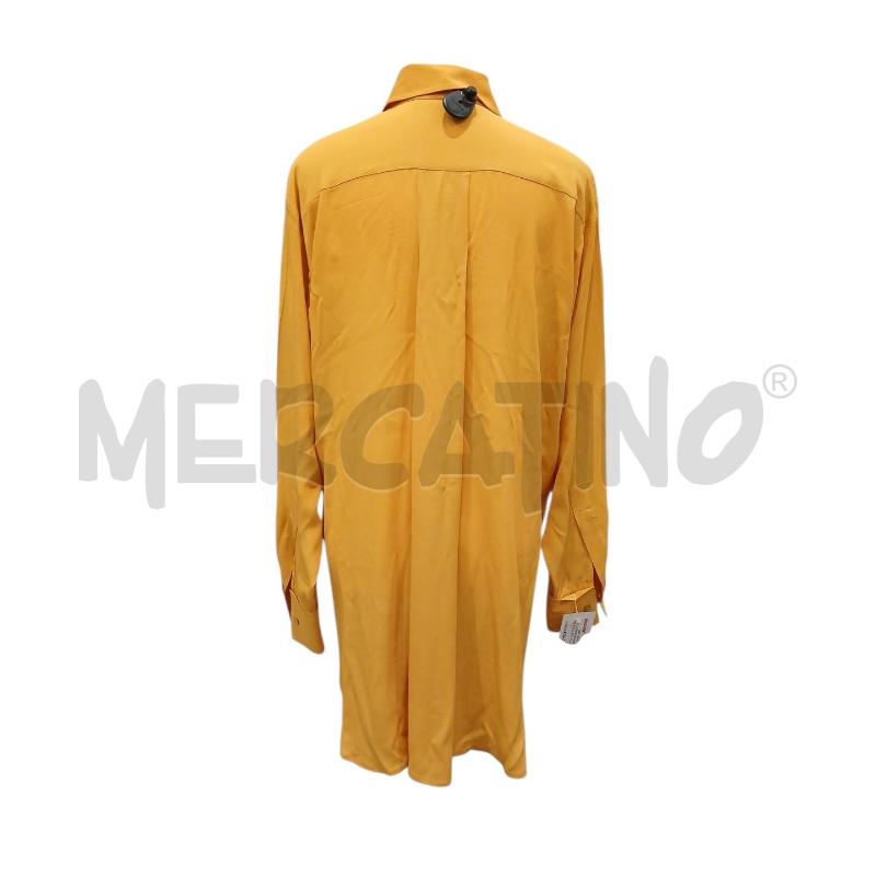 CAMICIA DONNA BLANCA VITA GIALLA MISTO SETA | Mercatino dell'Usato Salerno fratte 2
