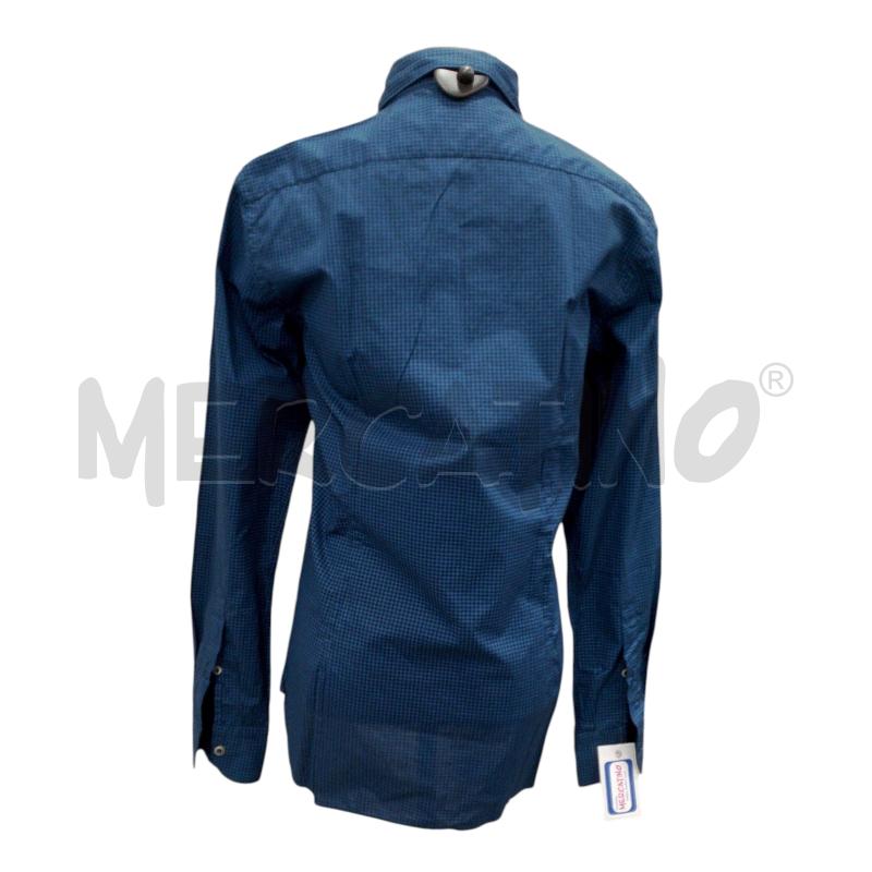 CAMICIA DONNA BRANCACCIO BLU POIS NERI NUOVA CARTELLINATA | Mercatino dell'Usato Salerno fratte 2