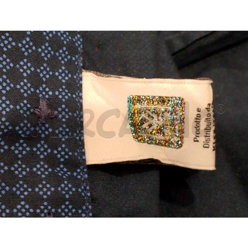 CAMICIA DONNA BRANCACCIO BLU POIS NERI NUOVA CARTELLINATA | Mercatino dell'Usato Salerno fratte 4