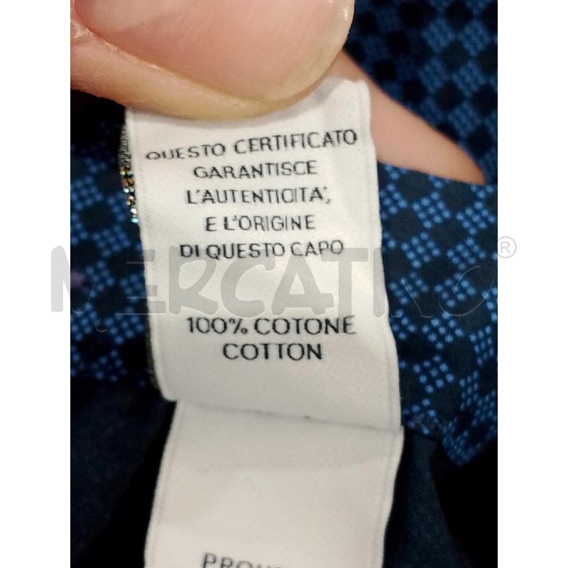 CAMICIA DONNA BRANCACCIO BLU POIS NERI NUOVA CARTELLINATA | Mercatino dell'Usato Salerno fratte 5