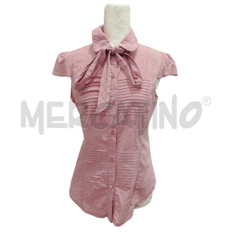 CAMICIA DONNA CACHE ROSA A GIROMANICA 100X100 COTONE | Mercatino dell'Usato Salerno fratte 1