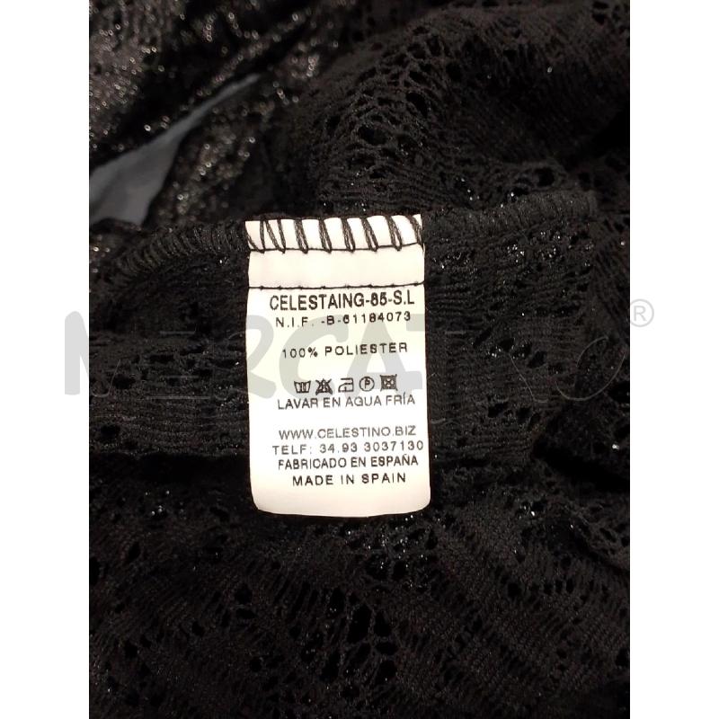CAMICIA DONNA CELELSTINO MUNOZ TRAFORATA NERA TG L | Mercatino dell'Usato Salerno fratte 4
