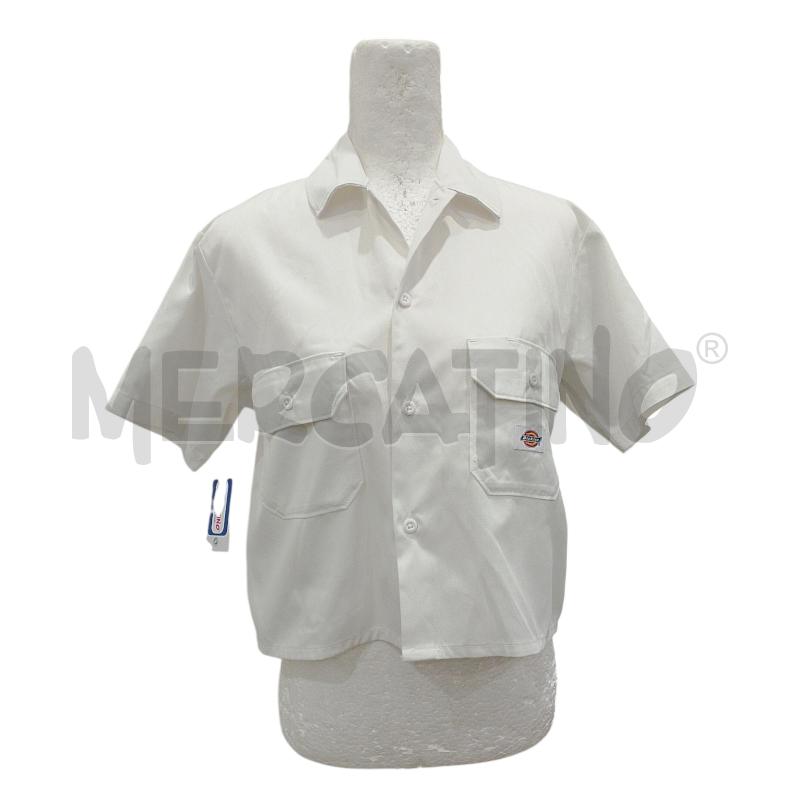 CAMICIA DONNA DICKIES BIANCA MOD. CORTO | Mercatino dell'Usato Salerno fratte 1