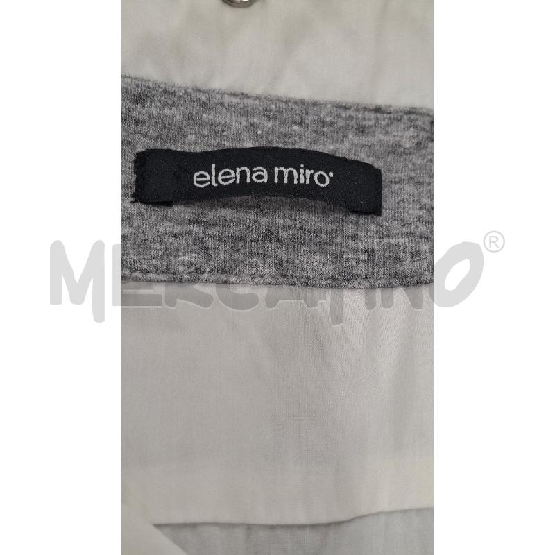 CAMICIA DONNA ELENA MIRO BIANCA DETT. GRIGI E NERI | Mercatino dell'Usato Salerno fratte 3