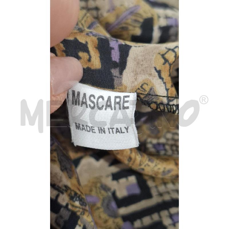 CAMICIA DONNA MASCARA MISTO SETA MARRONE SFUM. VIOLA | Mercatino dell'Usato Salerno fratte 3