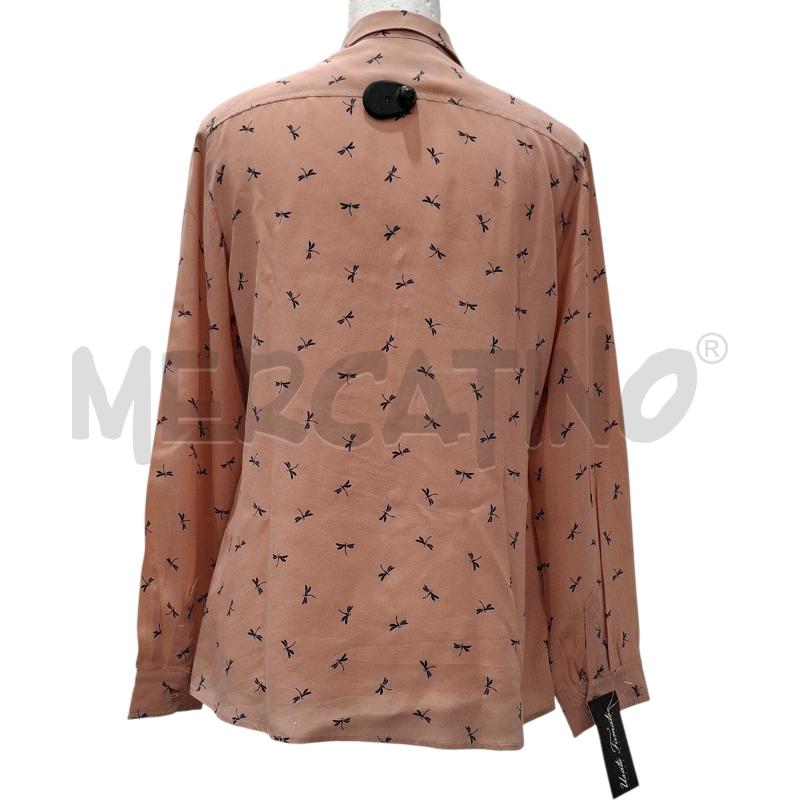 CAMICIA DONNA MAX MARA WEEKEND ROSA FANT. LIBELLULE 100X100 SETA | Mercatino dell'Usato Salerno fratte 2