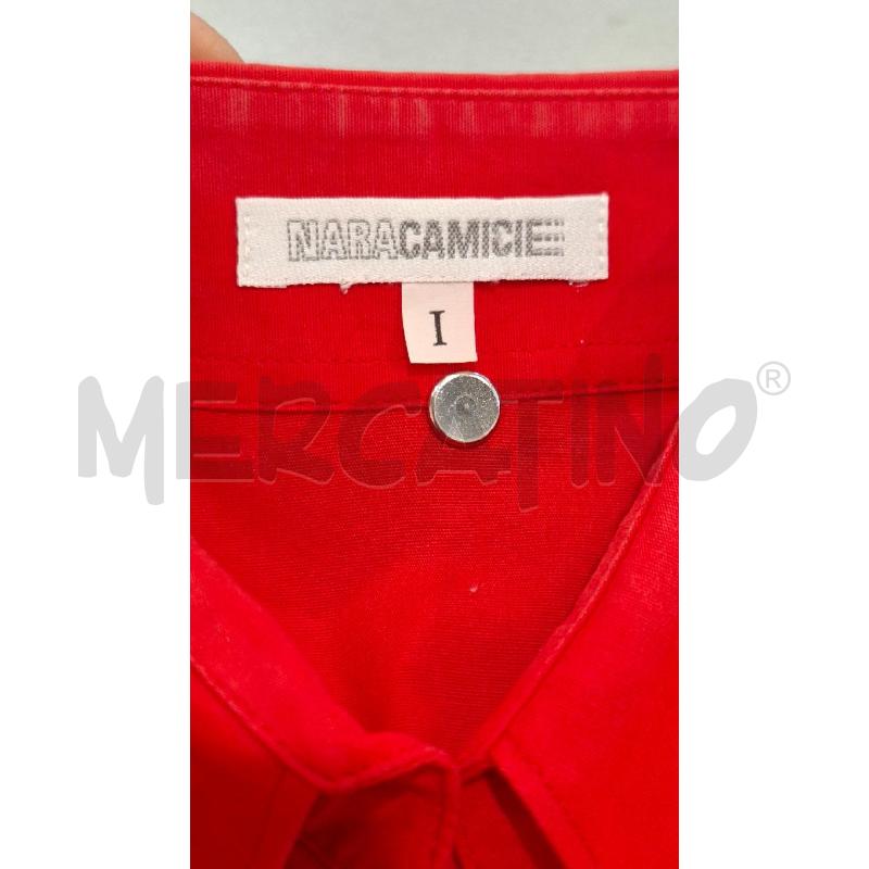 CAMICIA DONNA NARA CAMICIE ROSSA COTONE | Mercatino dell'Usato Salerno fratte 3