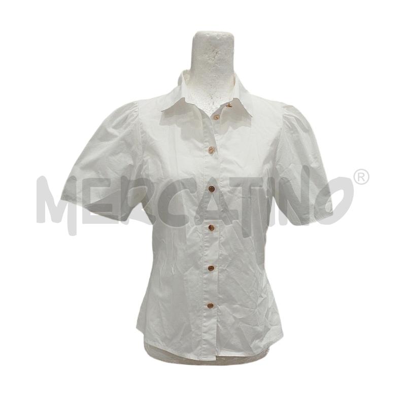 CAMICIA DONNA PINKO BIANCA 100X100 COTONE | Mercatino dell'Usato Salerno fratte 1