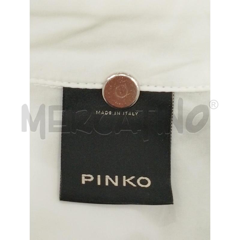 CAMICIA DONNA PINKO BIANCA 100X100 COTONE | Mercatino dell'Usato Salerno fratte 3