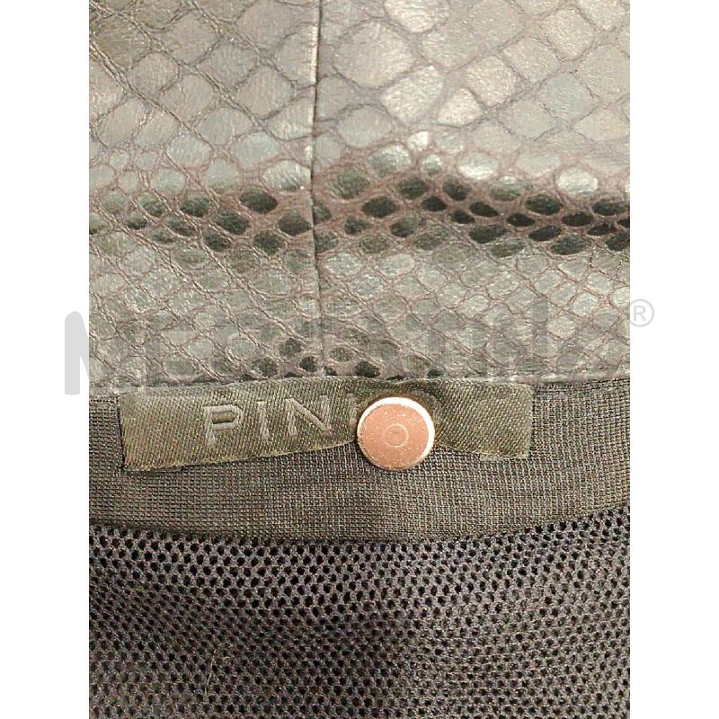 CAMICIA DONNA PINKO NERA EFFETTO TRAF. INS. SIMILPELLE | Mercatino dell'Usato Salerno fratte 4