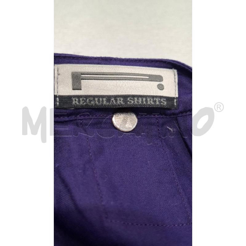 CAMICIA DONNA PIRELLI VIOLA A GIROMANICA COTONE | Mercatino dell'Usato Salerno fratte 3