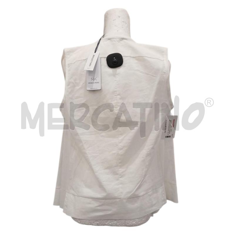 CAMICIA DONNA REBEKA ROSS COTONE BIANCA CART. | Mercatino dell'Usato Salerno fratte 2