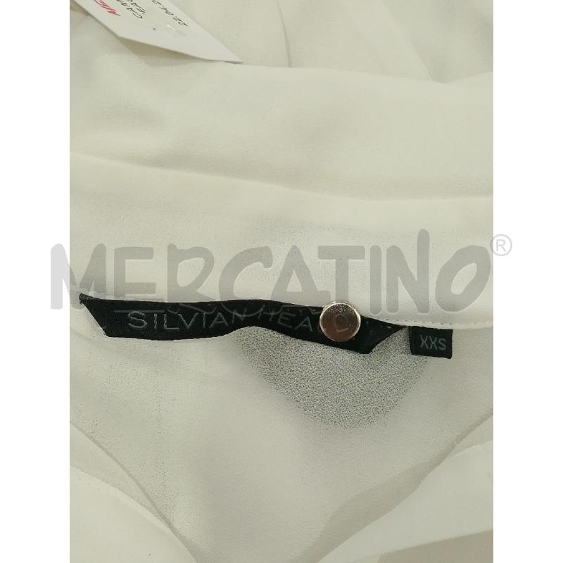 CAMICIA DONNA SILVIAN HEACH BIANCA TRASP. 1 | Mercatino dell'Usato Salerno fratte 3