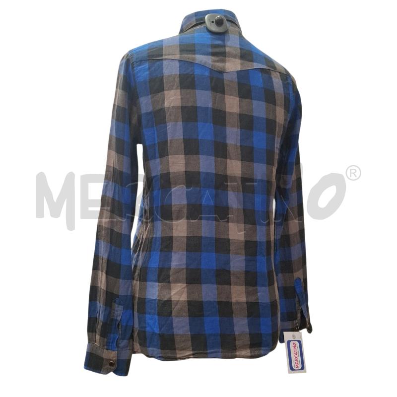 CAMICIA DONNA SILVIAN HEACH QUADRONI BLU/NERI | Mercatino dell'Usato Salerno fratte 2
