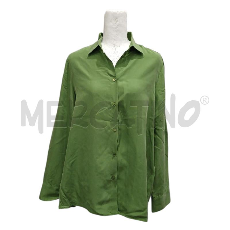 CAMICIA DONNA WEEKEND MAX MARA VERDE 100X100 SETA | Mercatino dell'Usato Salerno fratte 1