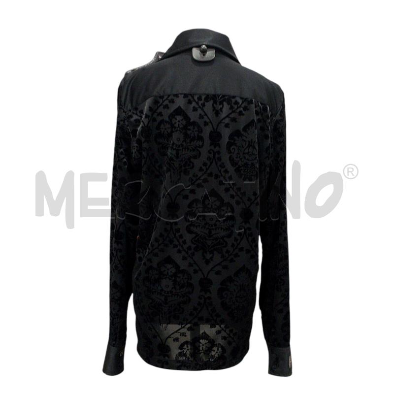 CAMICIA U/D RICHMOND X NERA DAMASCATA TG 50 | Mercatino dell'Usato Salerno fratte 2