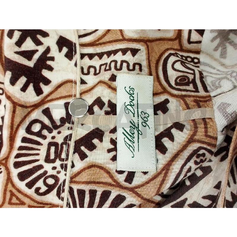 CAMICIA UOMO ALLEY DOCKS 963 FANT. AFRO GEOMETRICA | Mercatino dell'Usato Salerno fratte 3