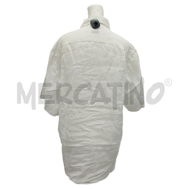 CAMICIA UOMO BIANCA PURO LINO | Mercatino dell'Usato Salerno fratte 2