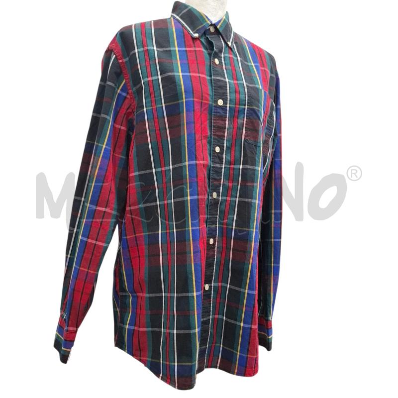 CAMICIA UOMO CHAPS QUADRONI VERDI ROSSI BLU | Mercatino dell'Usato Salerno fratte 1