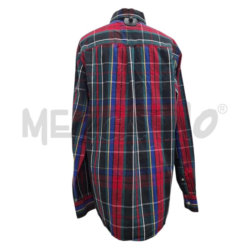 CAMICIA UOMO CHAPS QUADRONI VERDI ROSSI BLU | Mercatino dell'Usato Salerno fratte 2