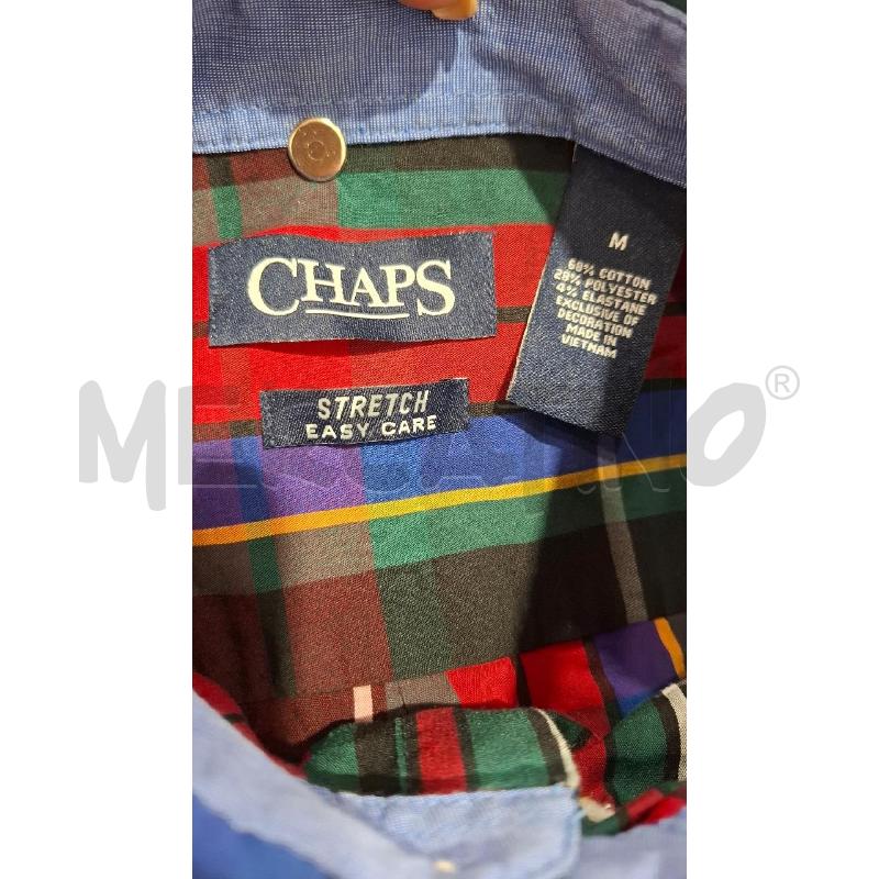 CAMICIA UOMO CHAPS QUADRONI VERDI ROSSI BLU | Mercatino dell'Usato Salerno fratte 3