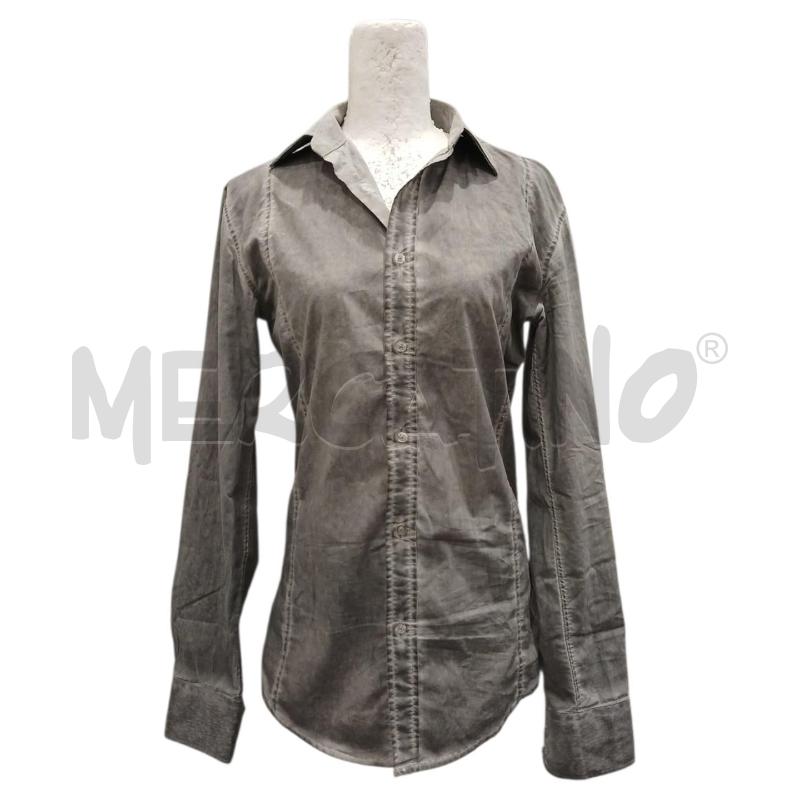 CAMICIA UOMO DSQUARED2 GRIGIA SFUM. 100X100 COTONE TG.M | Mercatino dell'Usato Salerno fratte 1