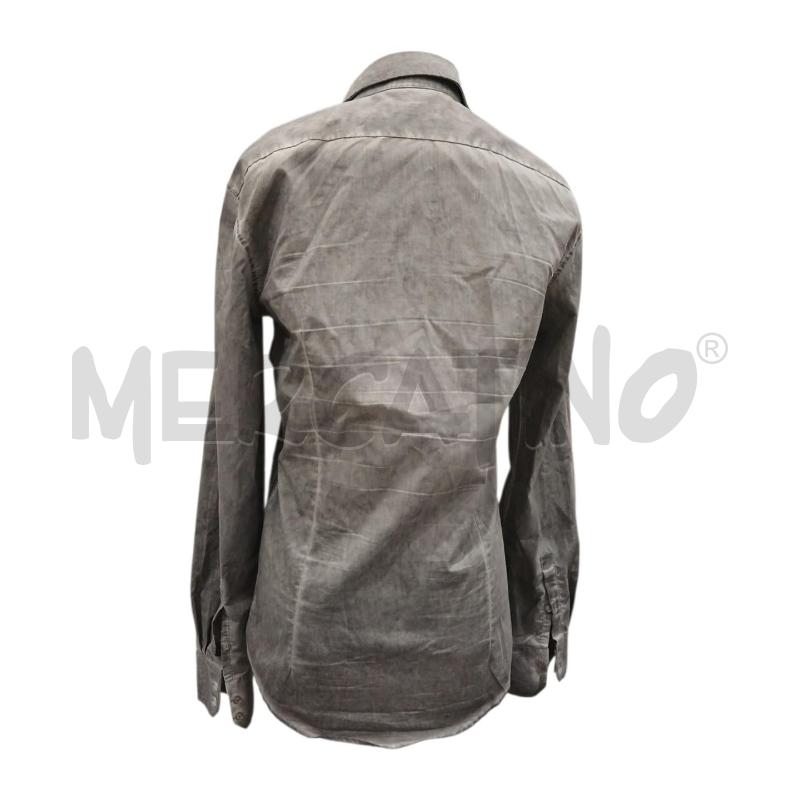 CAMICIA UOMO DSQUARED2 GRIGIA SFUM. 100X100 COTONE TG.M | Mercatino dell'Usato Salerno fratte 2