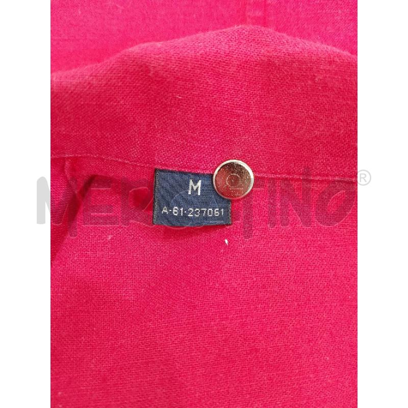 CAMICIA UOMO MEYBA 1948 ROSSA MISTO COTONE E LINO | Mercatino dell'Usato Salerno fratte 4