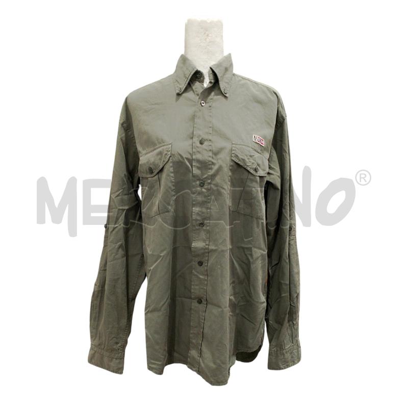 CAMICIA UOMO NAPAPJIRI VERDE MIL. | Mercatino dell'Usato Salerno fratte 1