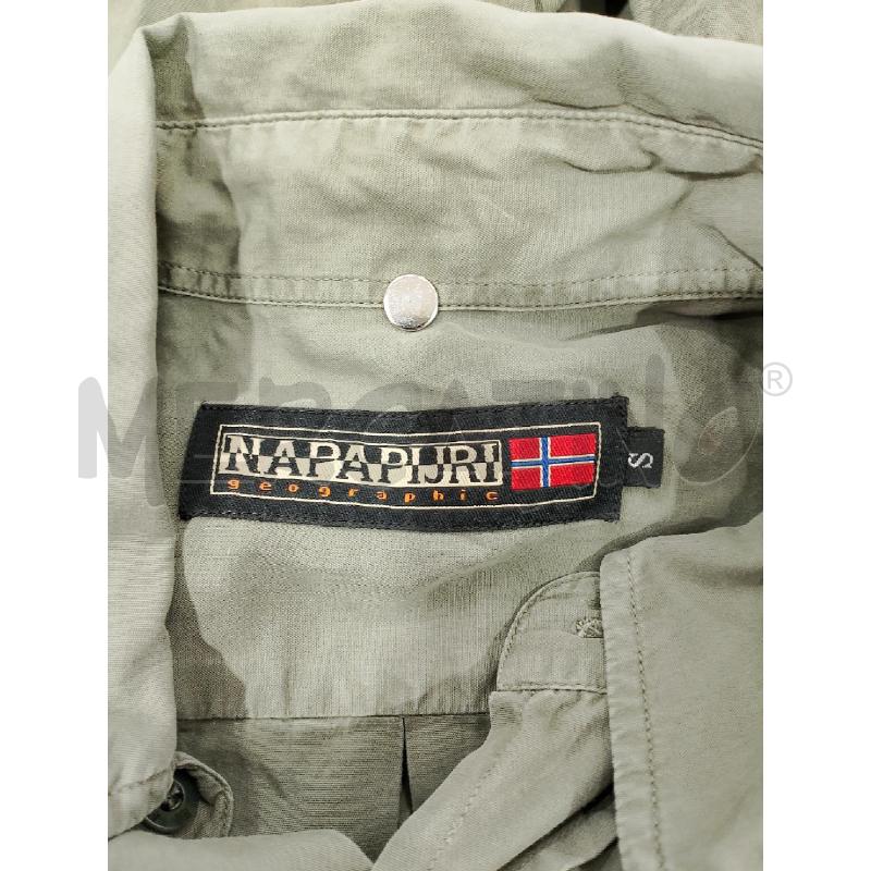 CAMICIA UOMO NAPAPJIRI VERDE MIL. | Mercatino dell'Usato Salerno fratte 3