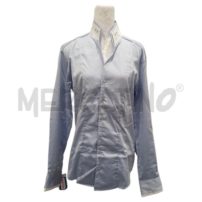 CAMICIA UOMO NARA CAMICIE CELESTE COLLO BIANCO | Mercatino dell'Usato Salerno fratte 1