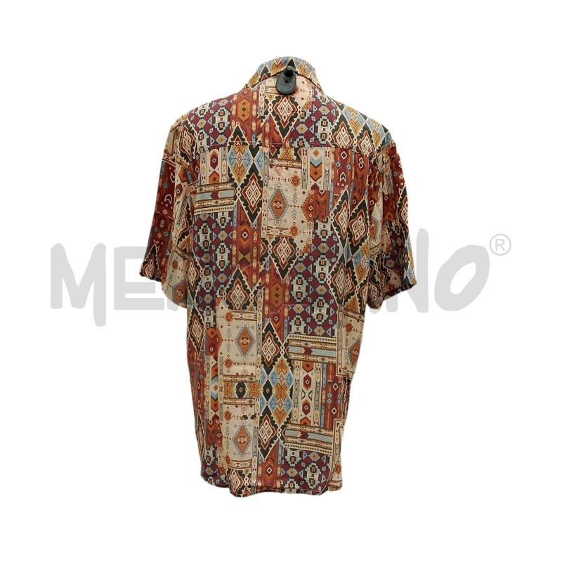 CAMICIA UOMO TOOCO FANT GEO MARRONE BEIGE | Mercatino dell'Usato Salerno fratte 2