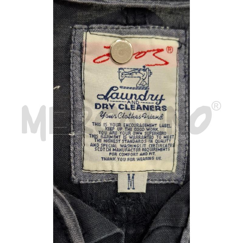 CAMICIA UOMO ZNOS BLU 100X100 LINO | Mercatino dell'Usato Salerno fratte 3