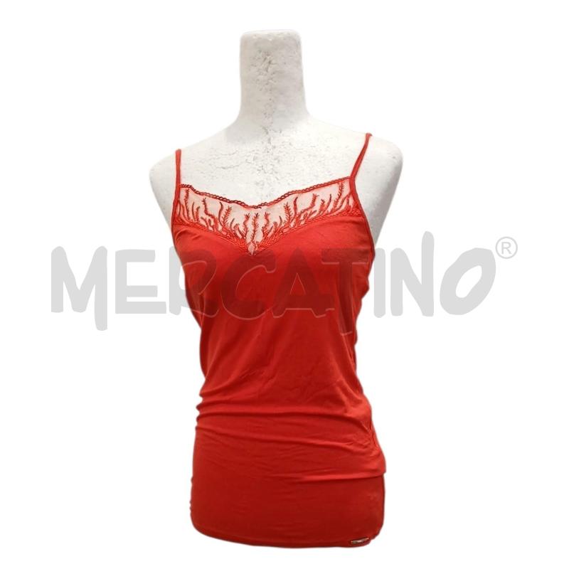 CANOTTA DONNA ARTIGLI COLOR ARAGOSTA | Mercatino dell'Usato Salerno fratte 1