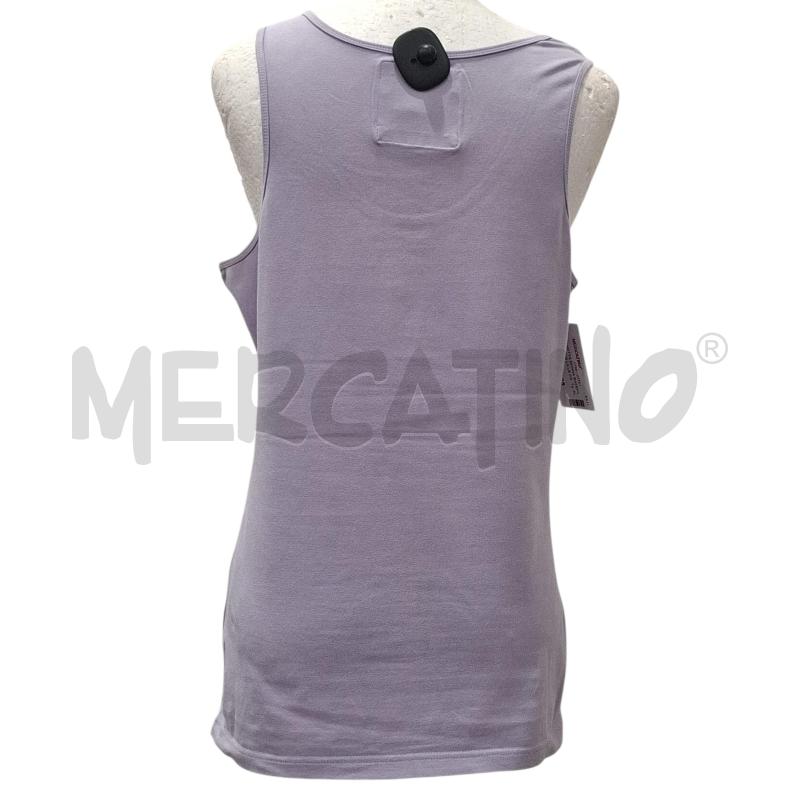 CANOTTA DONNA BASEFILD WOMAN LILLA COTONE | Mercatino dell'Usato Salerno fratte 2