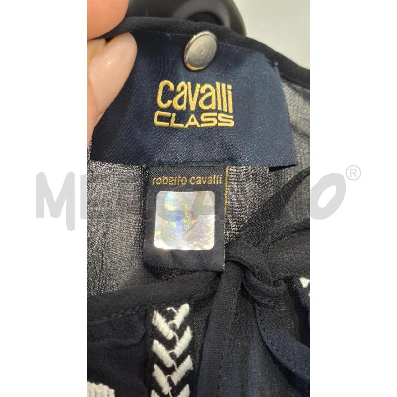 CANOTTA DONNA CAVALLI CLASS NERA FANT. BIANCA | Mercatino dell'Usato Salerno fratte 3