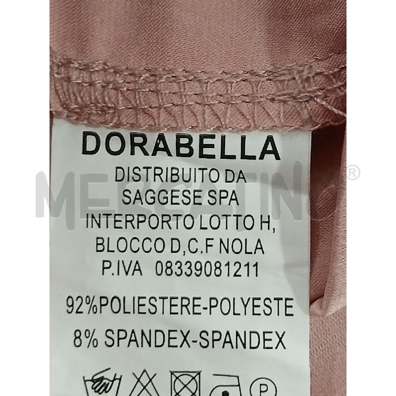CANOTTA DONNA DORABELLA ROSA MERLETTO NERO TG.S | Mercatino dell'Usato Salerno fratte 4
