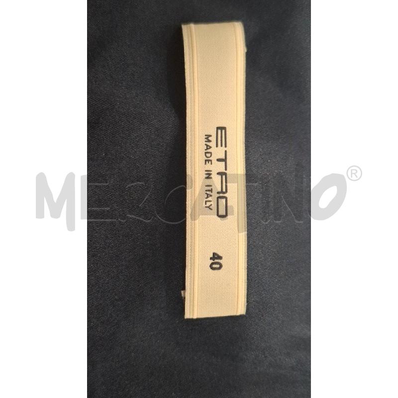 CANOTTA DONNA ETRO BLU NAVY SETA 95X100 | Mercatino dell'Usato Salerno fratte 3